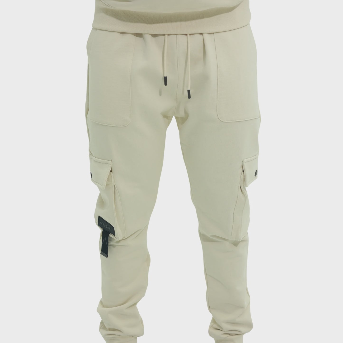 Capone Cargo Sweatpants Beige