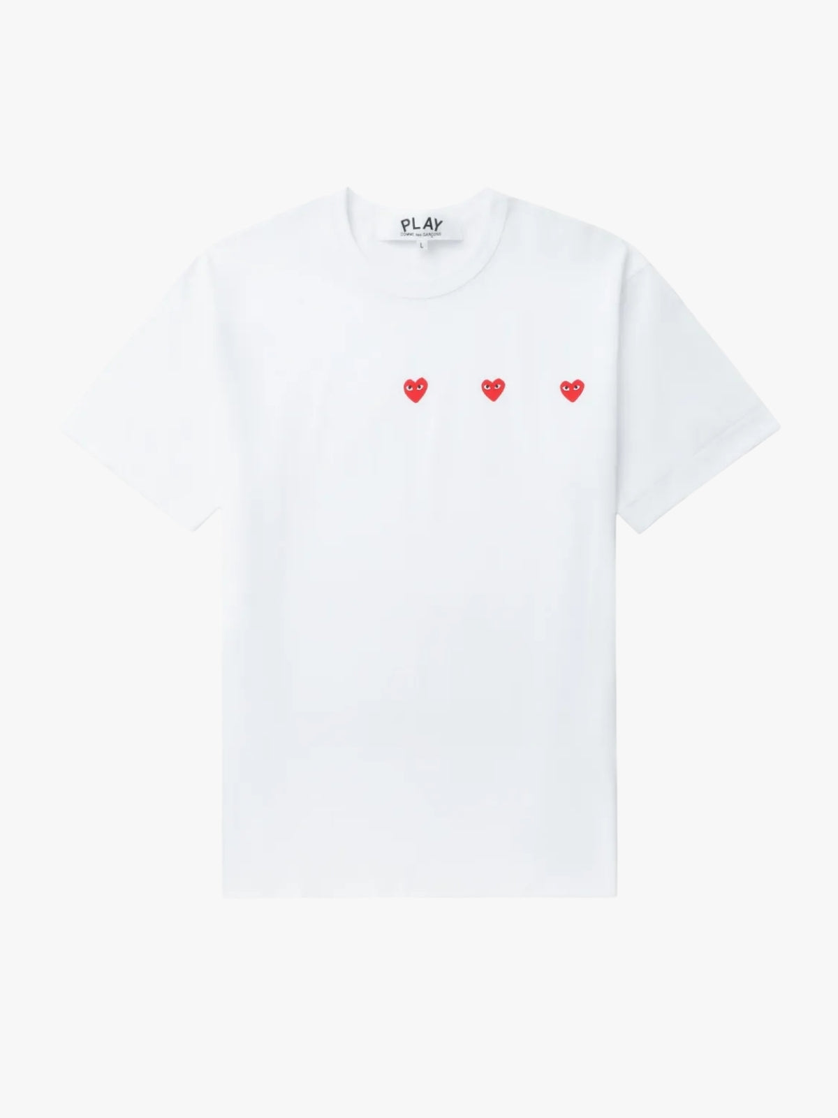 Comme Des Garçons Play Triple Hearts T-shirt