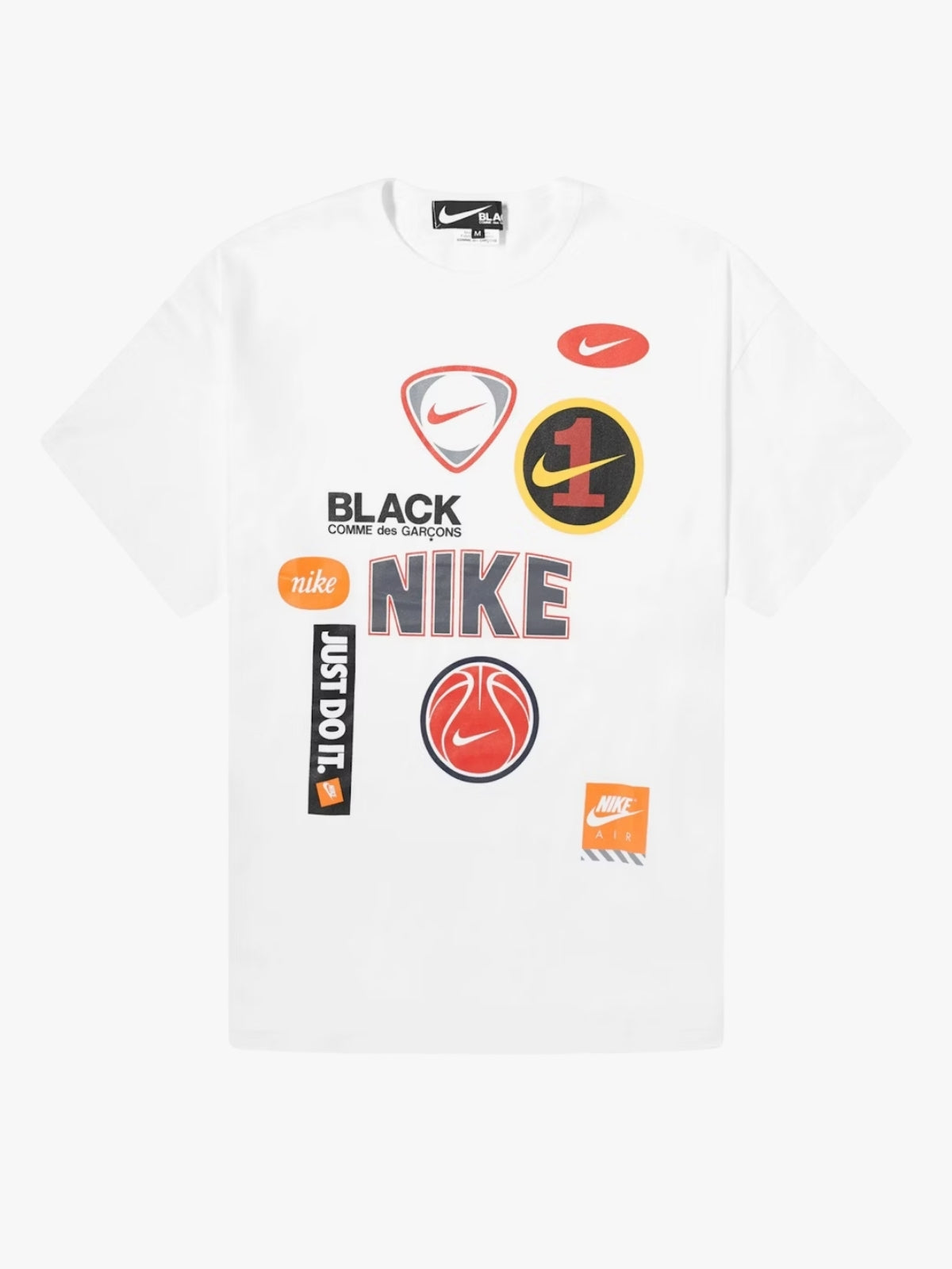 Comme Des Garcons x Nike All Over Print T-Shirt White