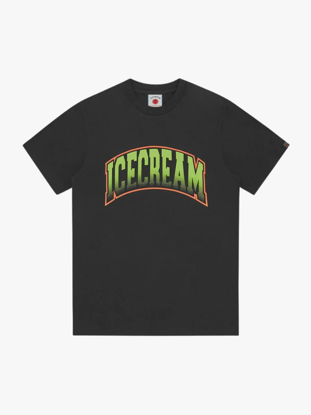 Ice Cream T-Shirt Arched logo Black