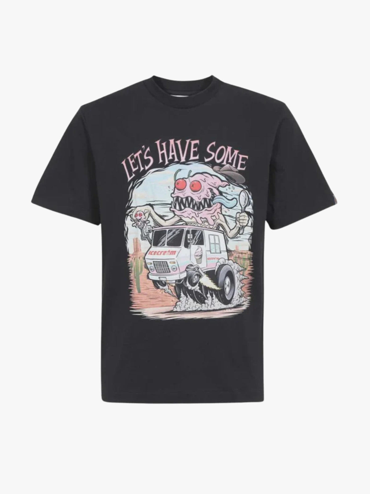 Ice-Cream T-Shirt Truck Black