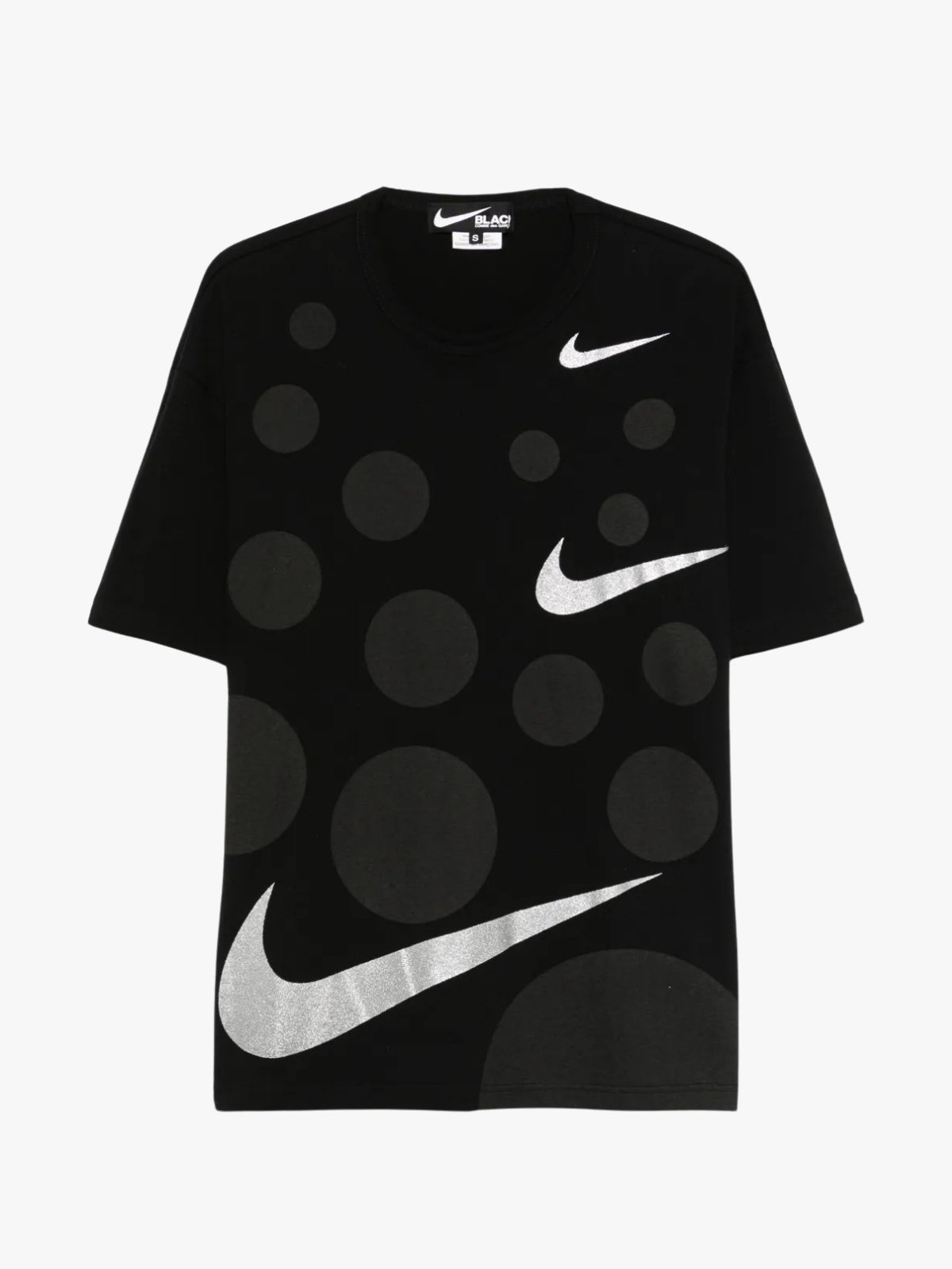 Nike x Comme des Garcons Black Repeat Logo T-Shirt Black