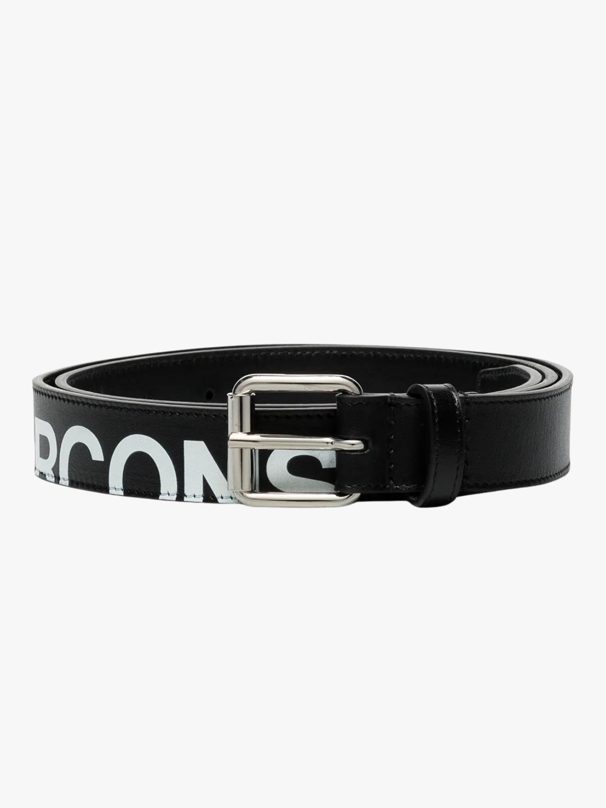 Comme Des Garcons Belt Logo Black