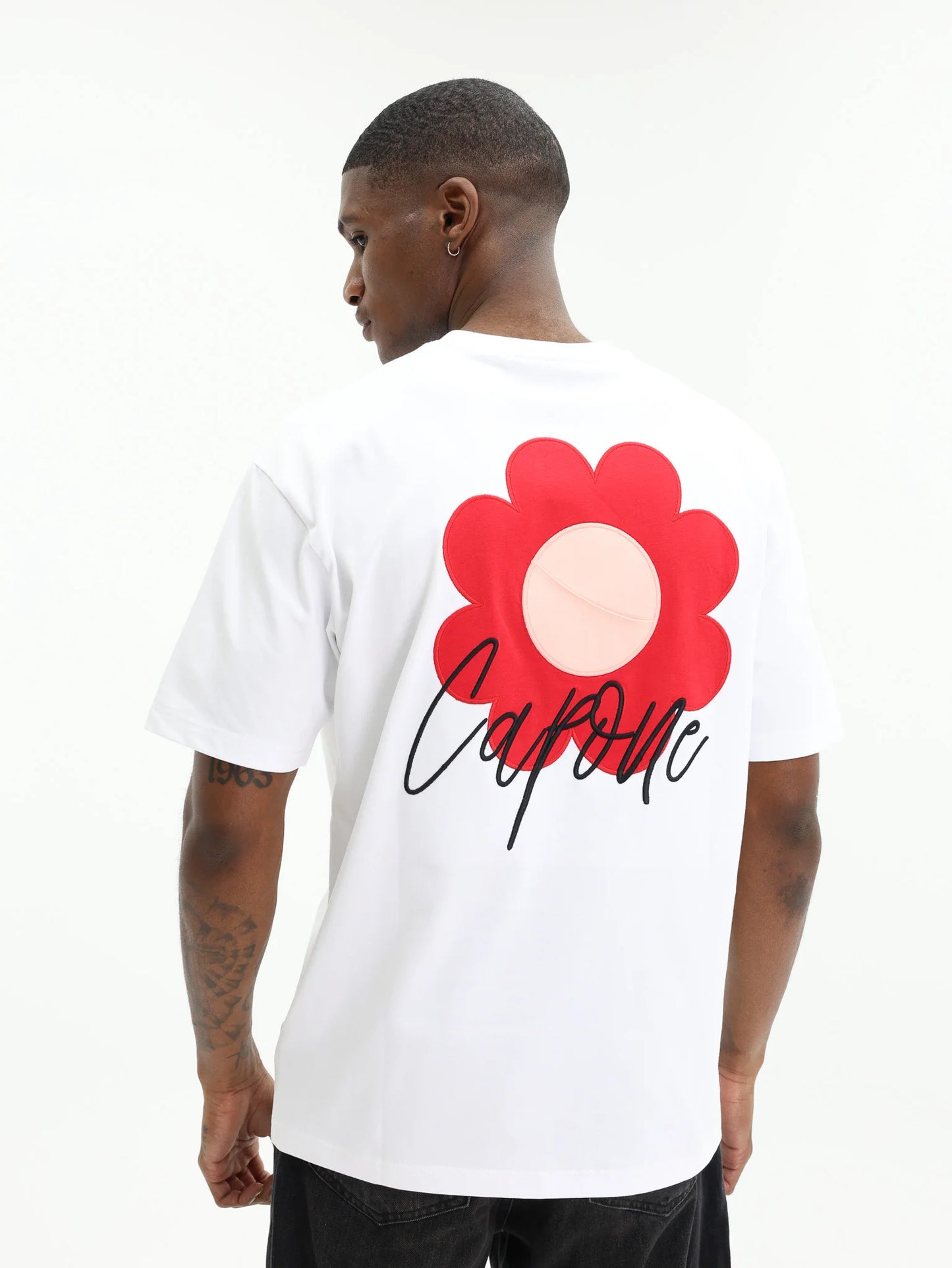 Capone Flower Logo T-Shirt White