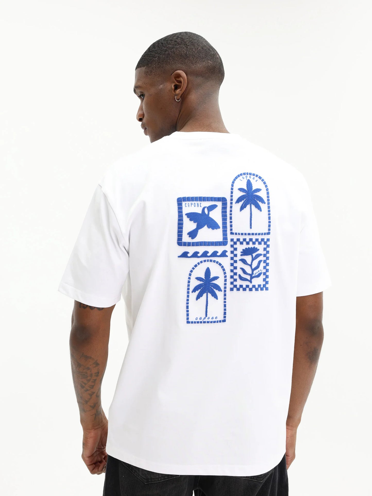 Capone Palm Tree T-Shirt White