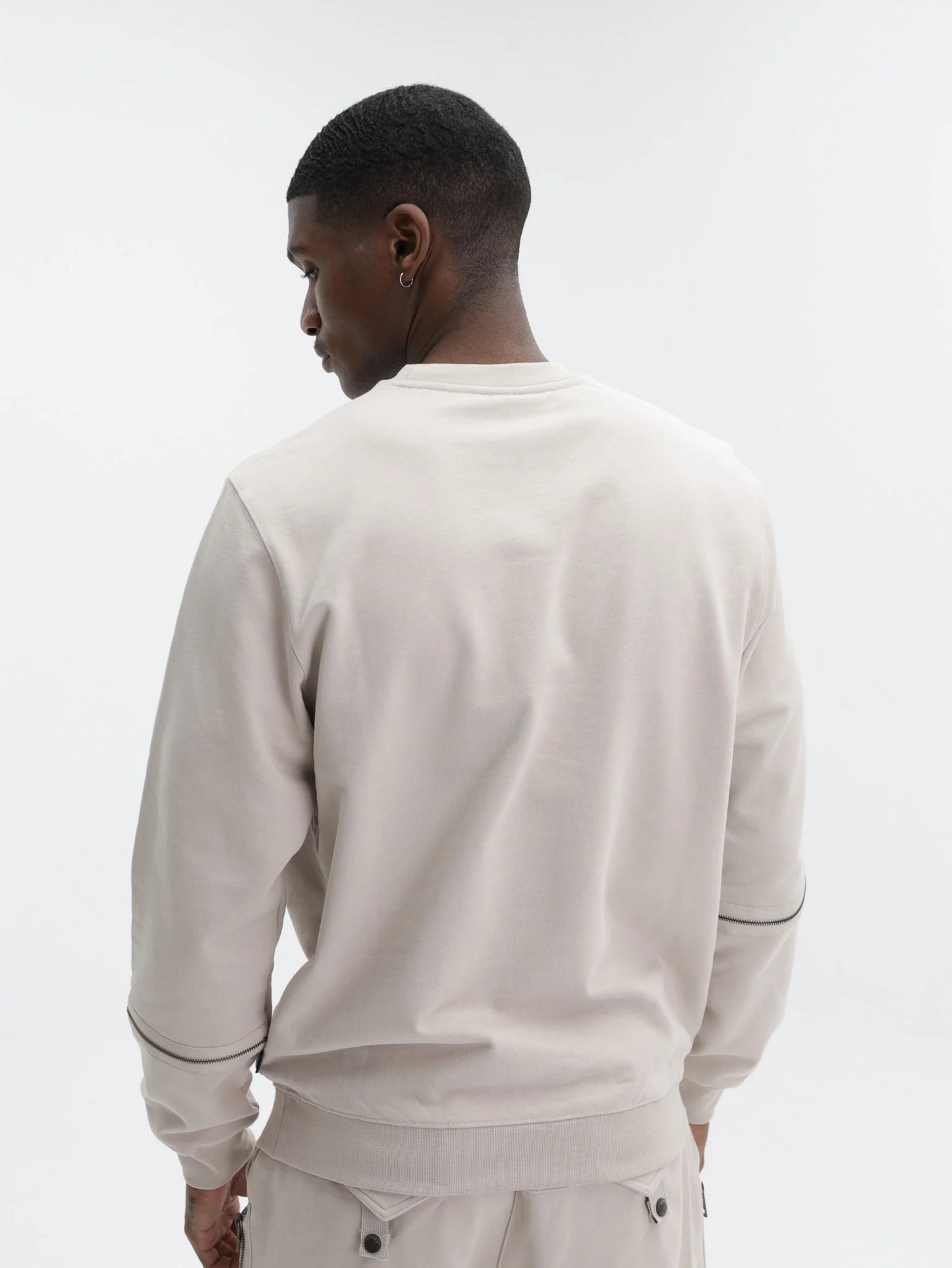 Capone Sweater Zip Beige