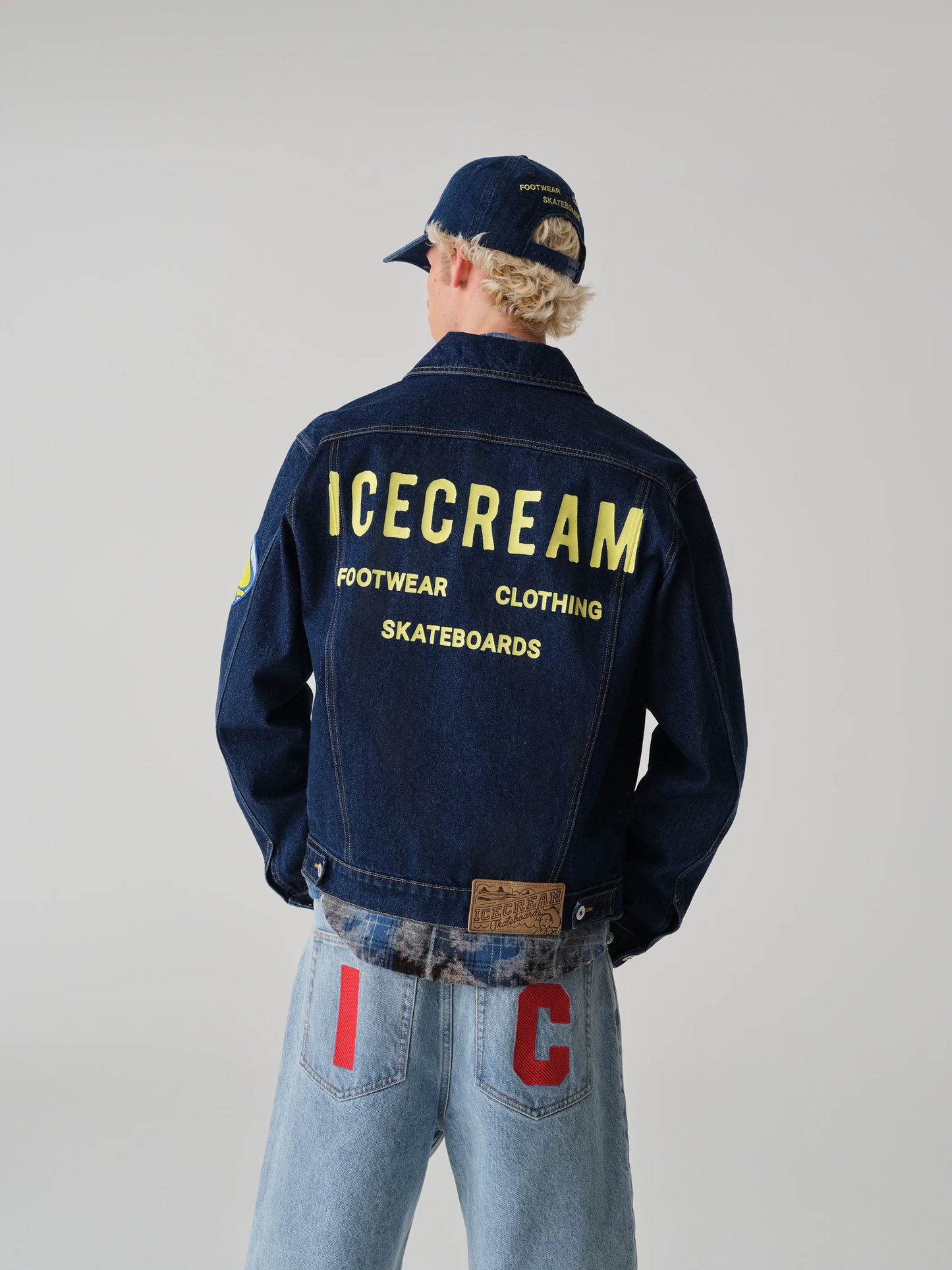 Ice Cream Cowboy Trucker Denim Jacket Indigo
