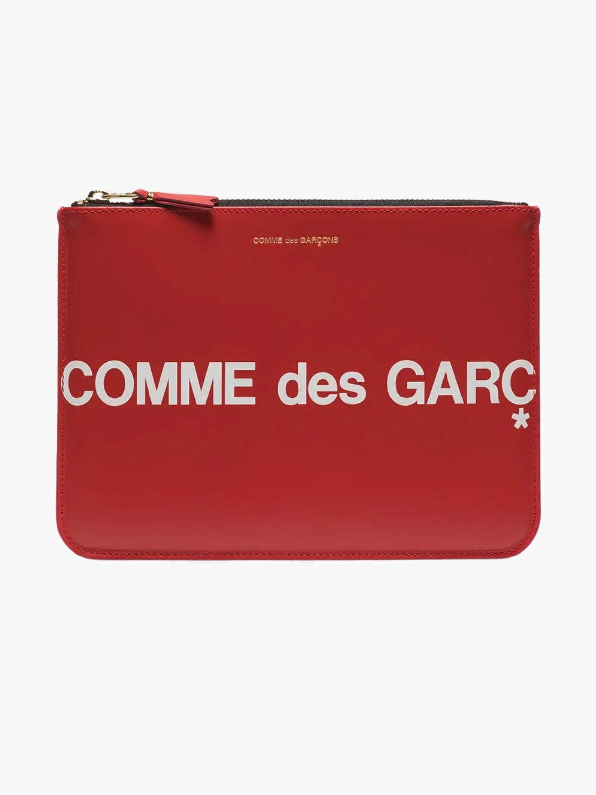 Comme Des Garcons Wallet Pouch Red