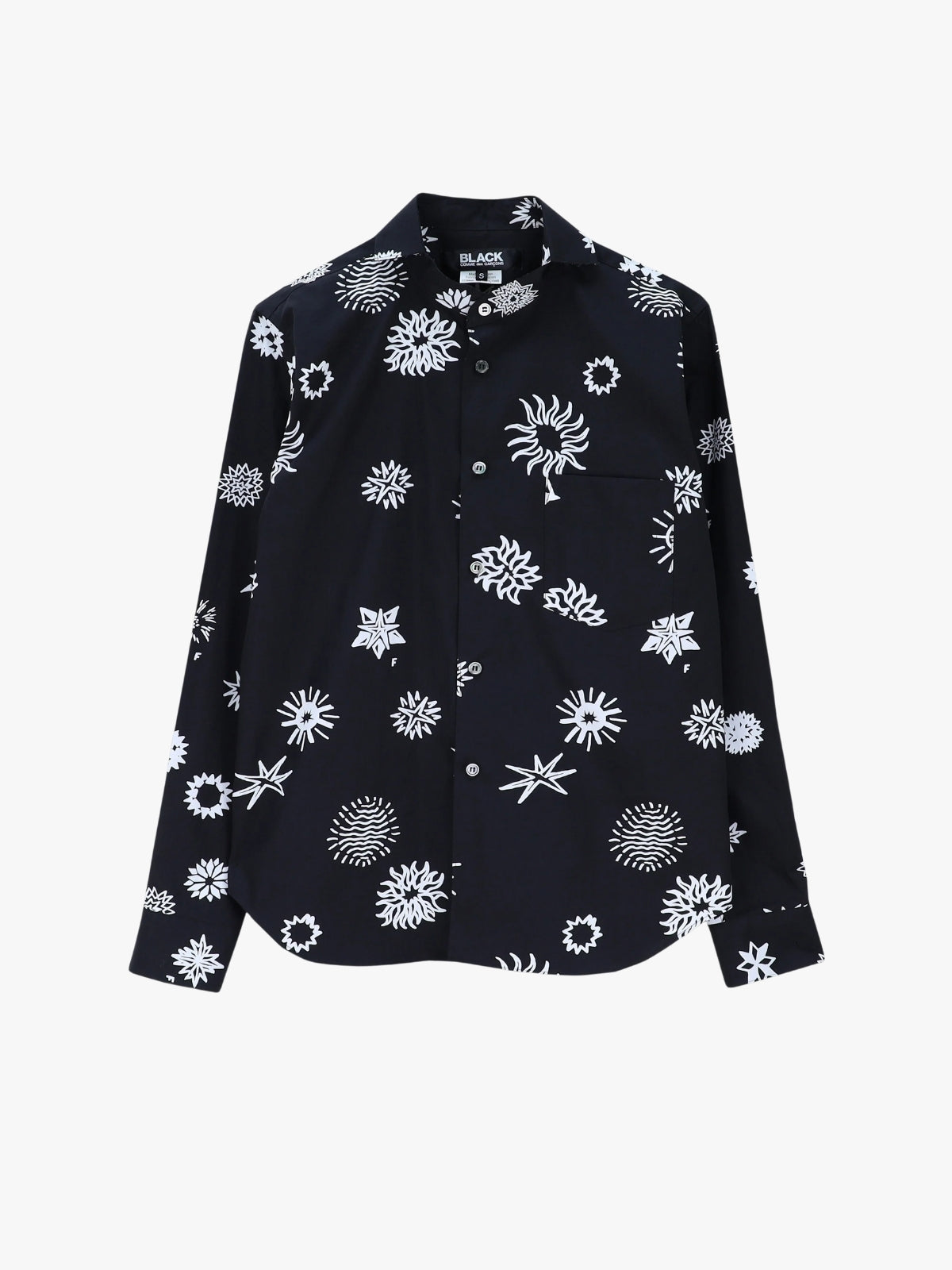 Comme Des Garcons Black Graphic Shirt Black