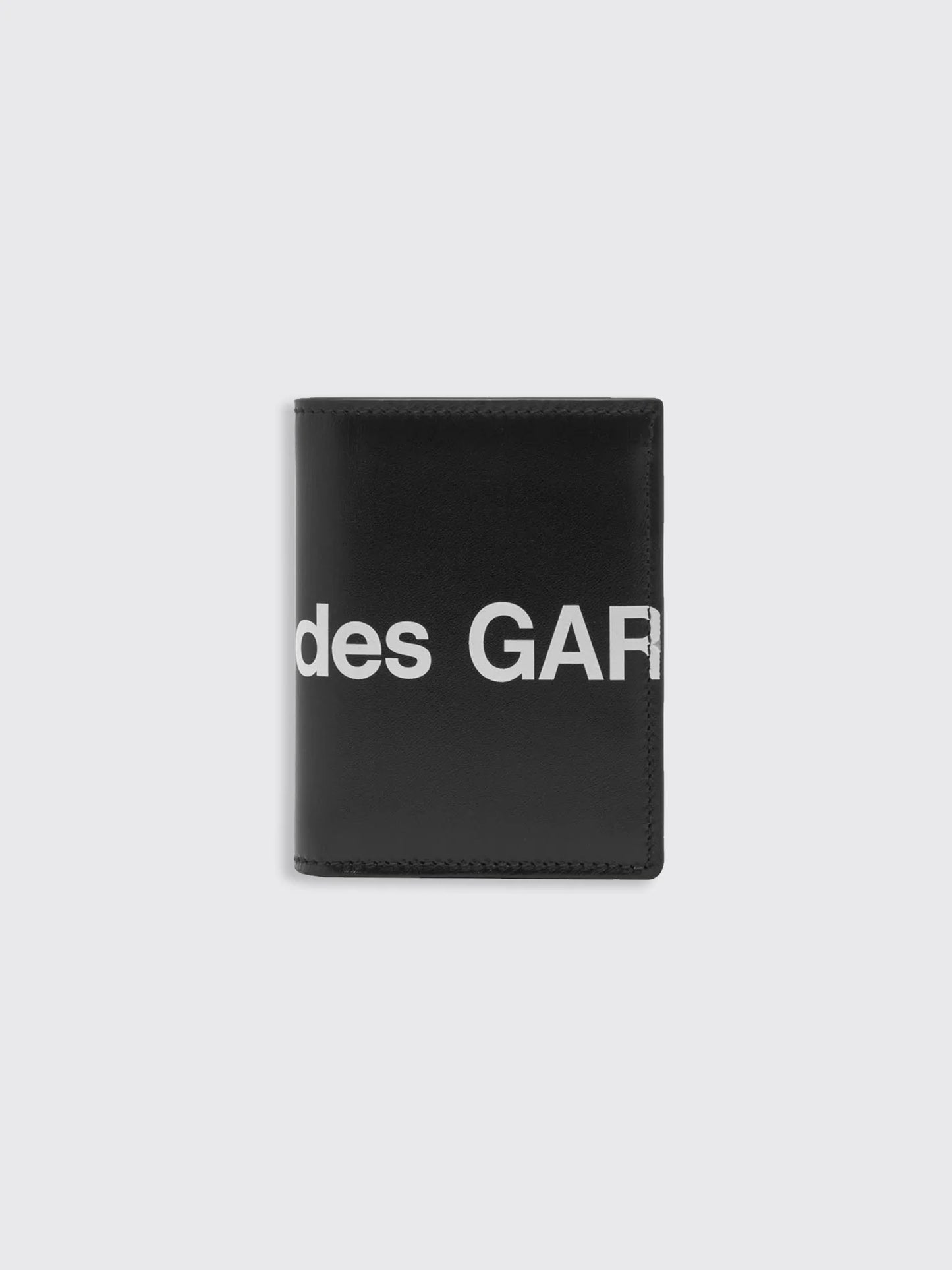 Comme Des Garcons Wallet Logo Black