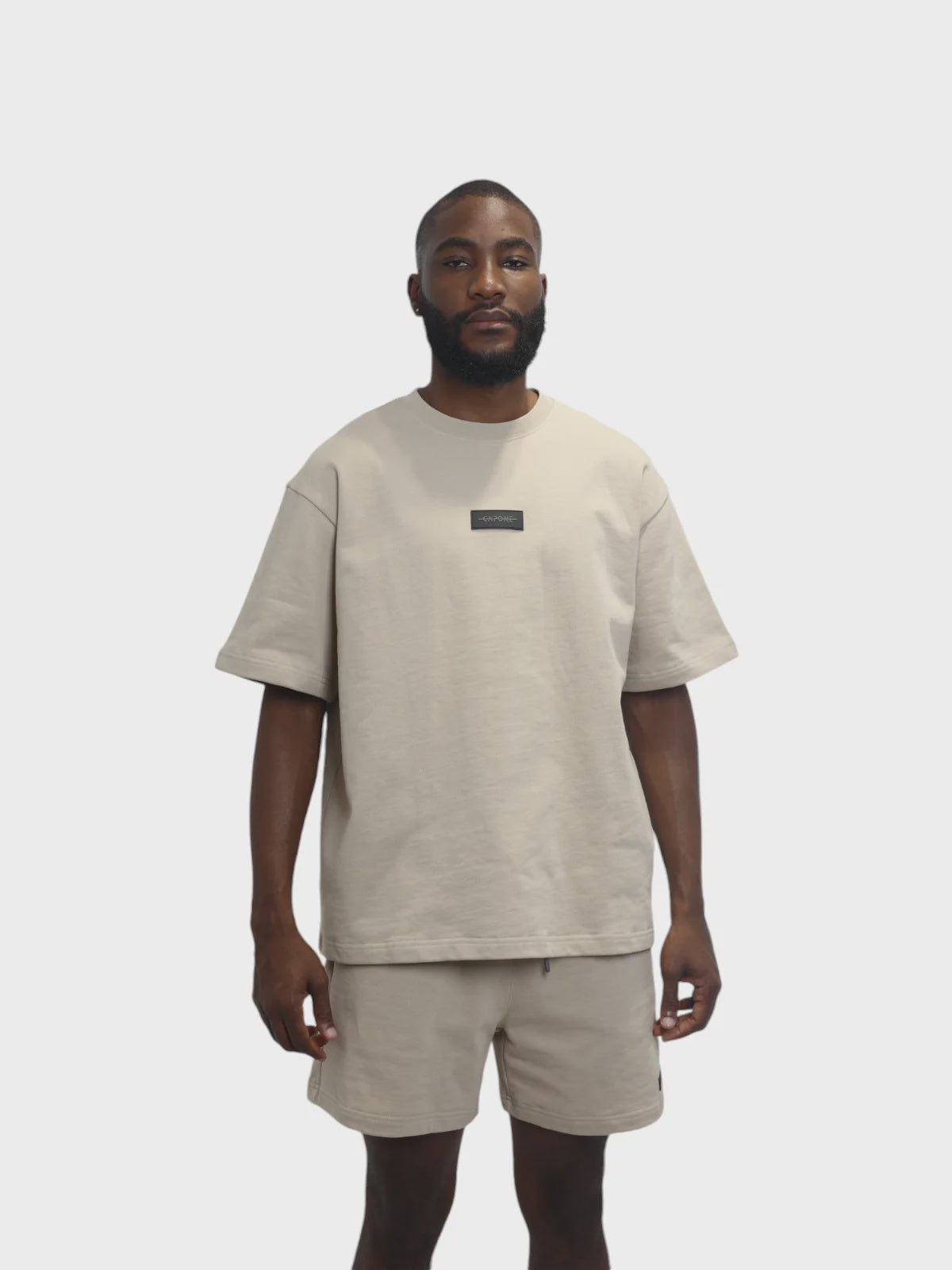 Capone T-shirt Lounge Wear Oversized Biscuit