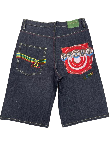 Coogi Dark Denim Logo Jorts