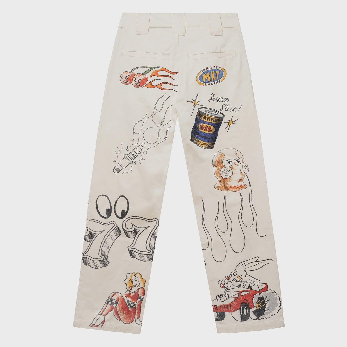 Market Horsepower Pants Ecru
