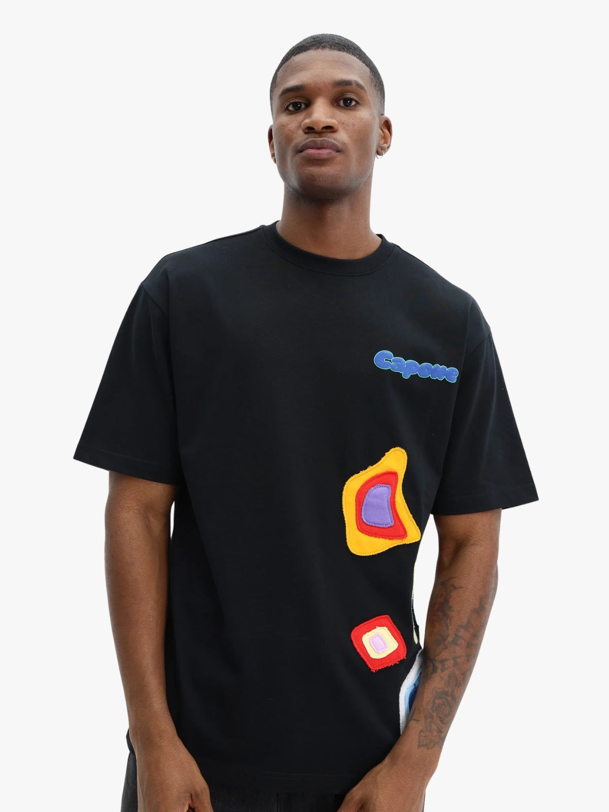 Capone Patches Logo T-Shirt Black - Multi