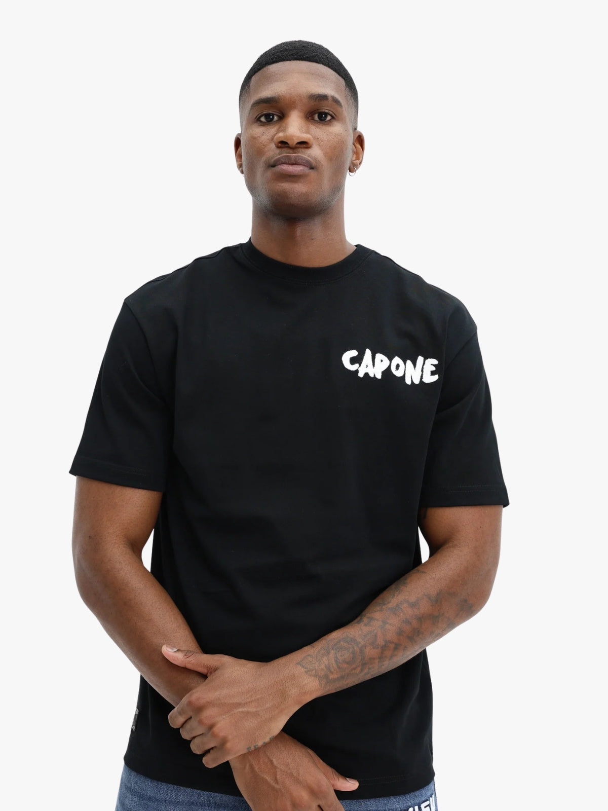 Capone Corner Logo Black - White