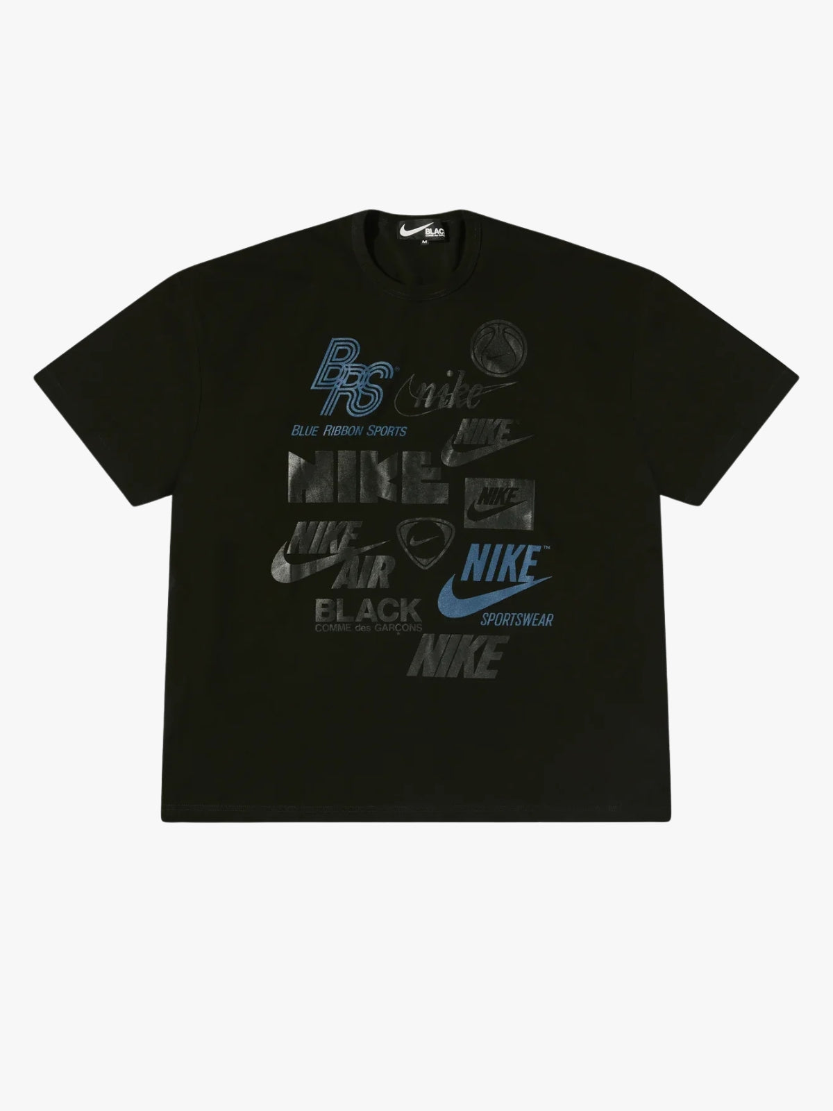 Comme Des Garcons x Nike Logo Tee Blue- Black