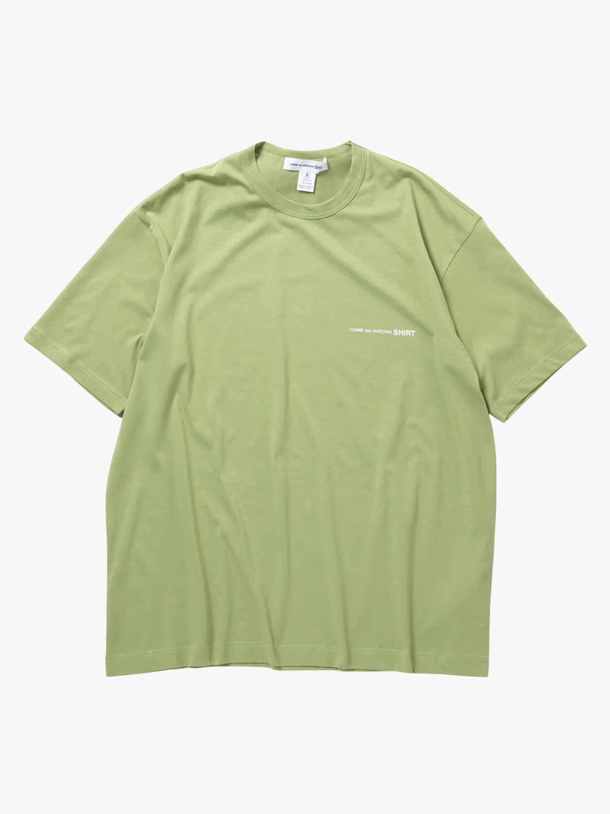 Comme Des Garcons Shirt Logo T-Shirt Khaki
