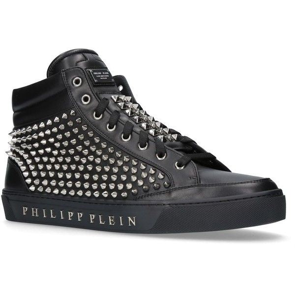 Phillip Plein Hightop Spikes Black