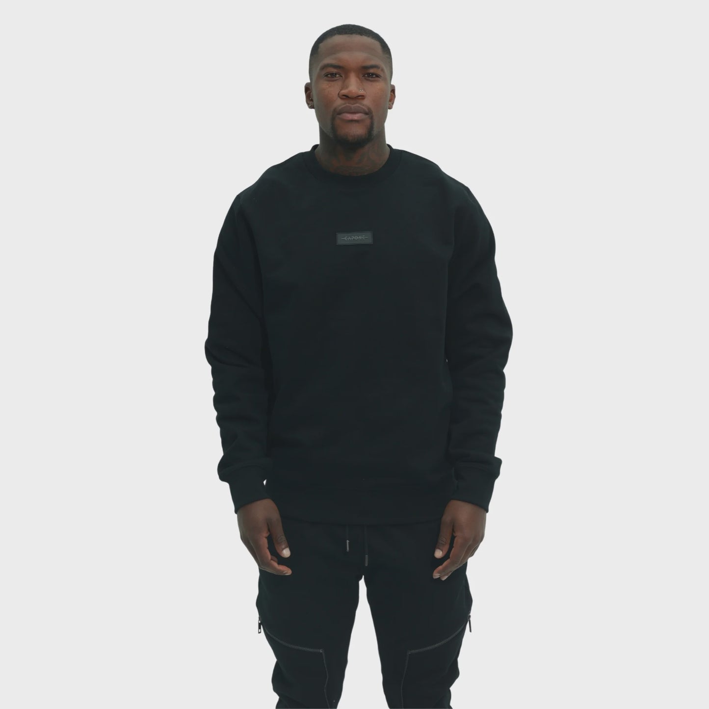 Capone Sweater Design Logo Black