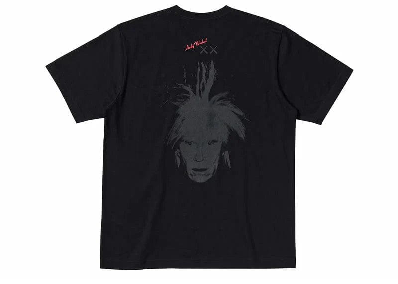 KAWS x Andy Warhol Tee 'Black'