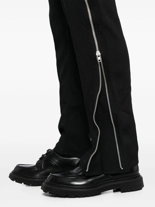 Comme Des Garcons Black Zip Detail Pants