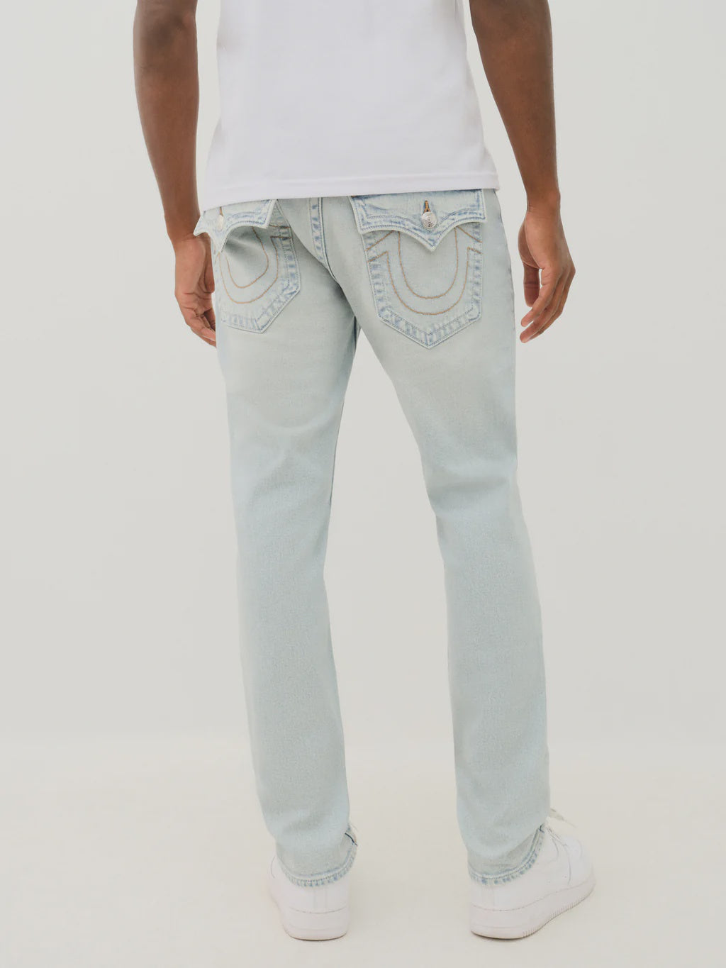True Religion Rocco Sn Flap 32 Inseam Drover Light Wash
