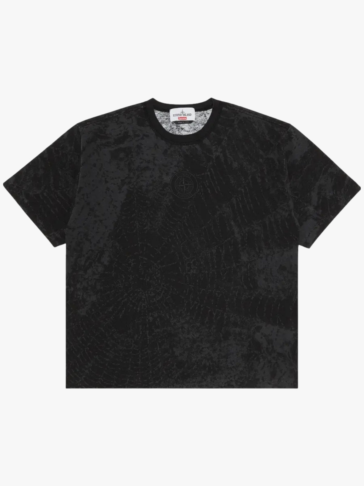Stone Island x Supreme T-Shirt Black