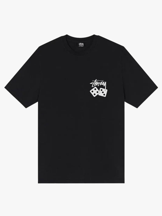 Stussy Dice Logo T-Shirt Black