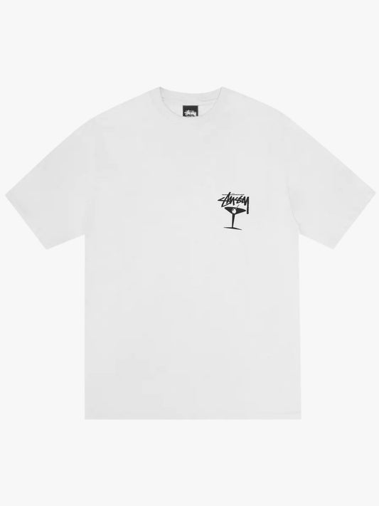 Stussy Martini Glass T-Shirt White