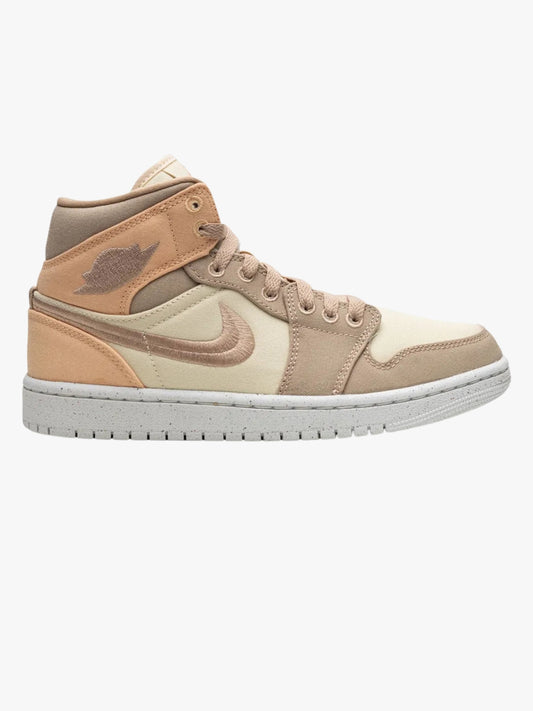 Air Jordan 1 Mid 'Canvas Khaki'