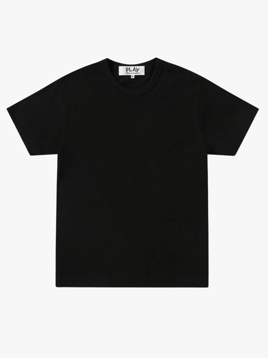 Comme Des Garcons PLAY Reverse Red Heart T-Shirt Black