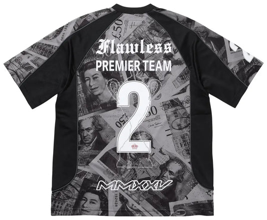Supreme Pounds Soccer/Football Jersey T-Shirt Black