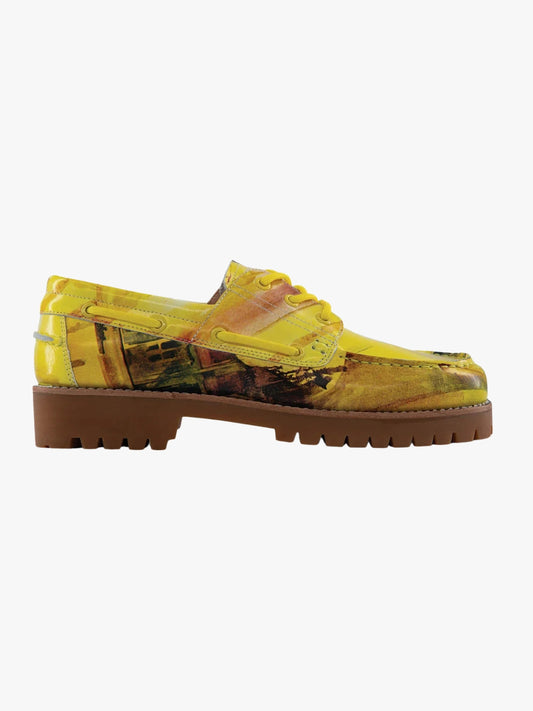 Kid Super Painted Lugs Loafer Yellow