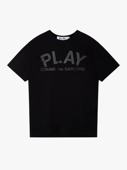 Comme des Garçons Play Logo-Print Front Upside Down back Logo T-Shirt
