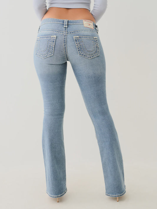 True Religion Crystal Becca Lr Boot Super T Medium Wash