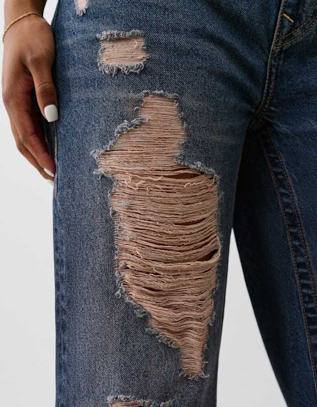 True Religion Relaxed Straight Mr Flap Denim Jean Breeze Aqua