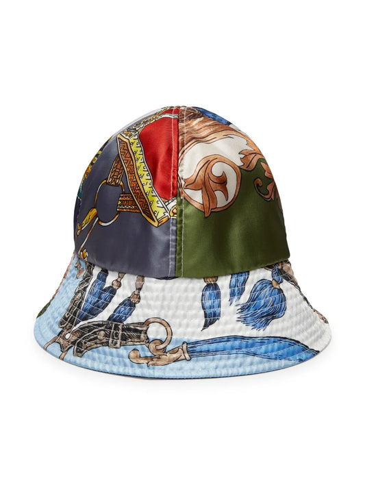 Comme Des Garcons Bucket Hat Allover Print Multi Colour