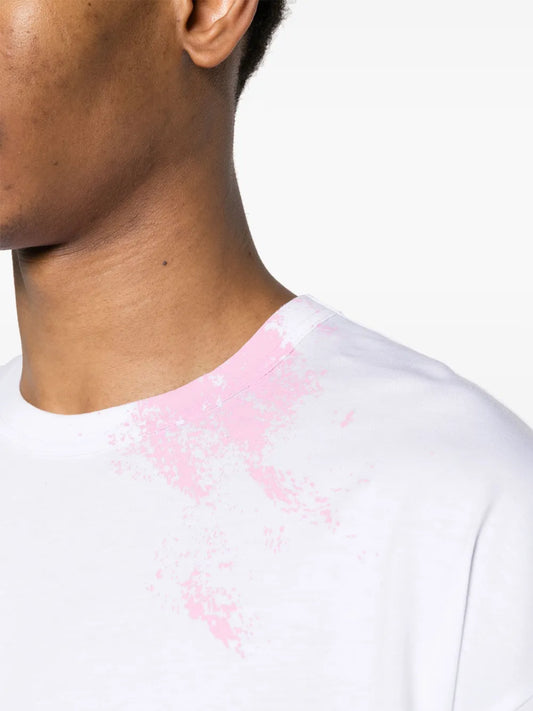Comme Des Garcons Oversized Paint Splatter t-Shirt White