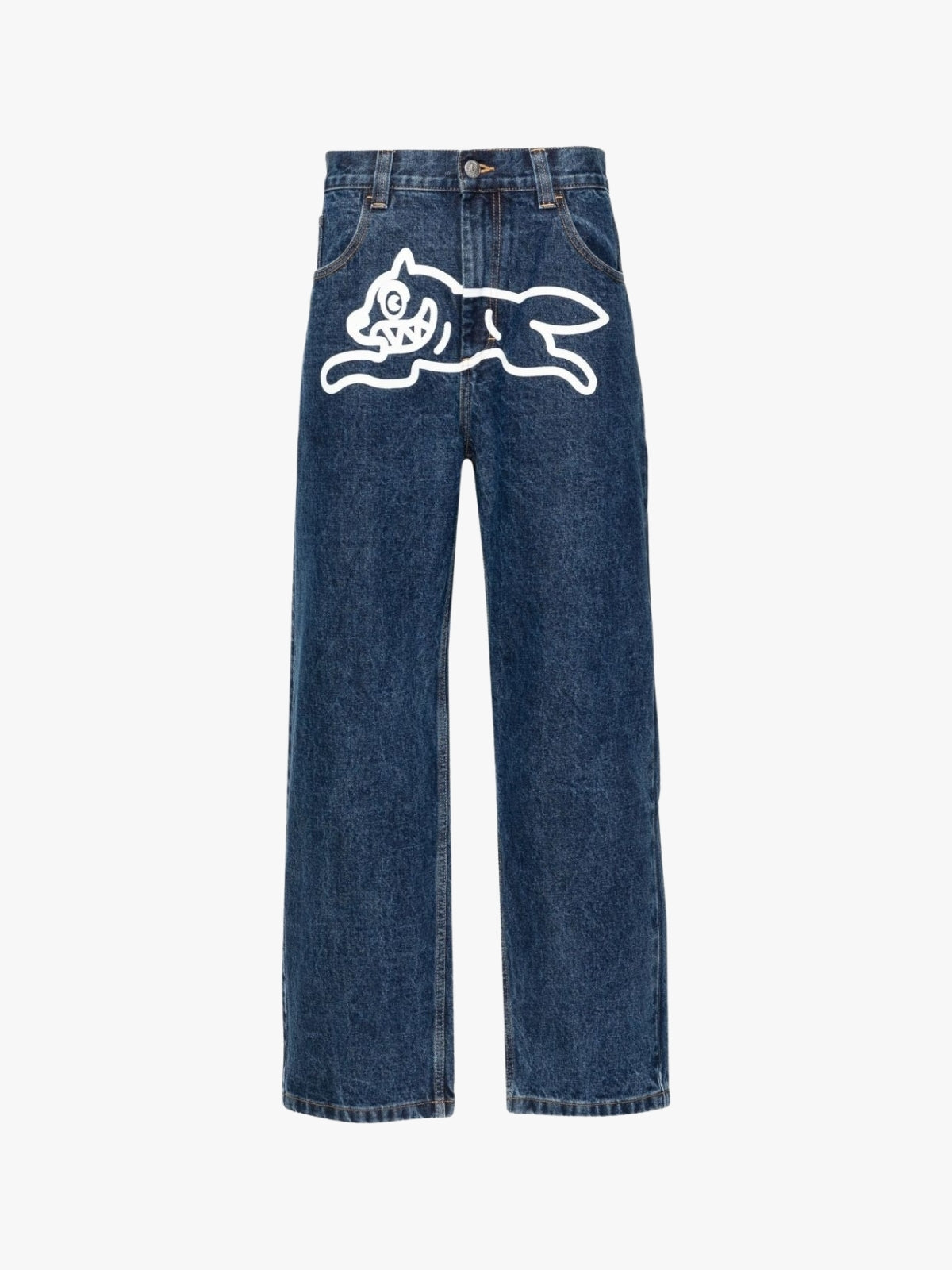 Ice Cream Running Dog DBL Scoop Denim Jeans Ecru