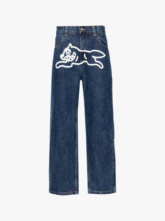 Ice Cream Running Dog DBL Scoop Denim Jeans Ecru