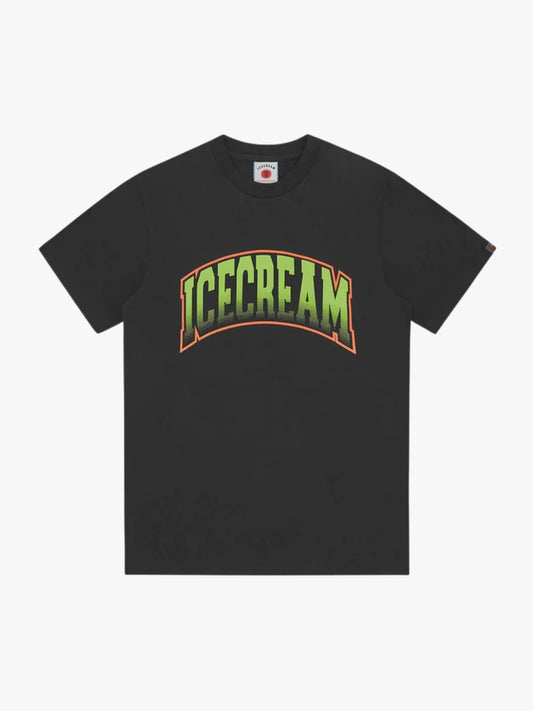 Ice Cream T-Shirt Arched logo Black