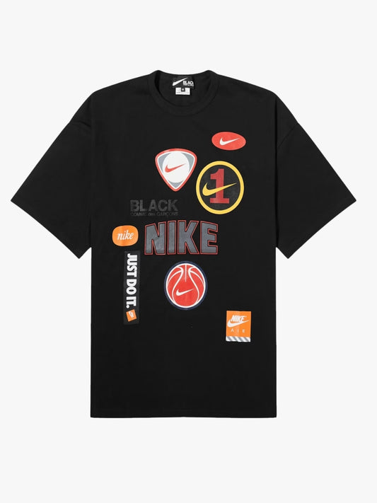 Comme Des Garcons x Nike All Over Print T-Shirt Black