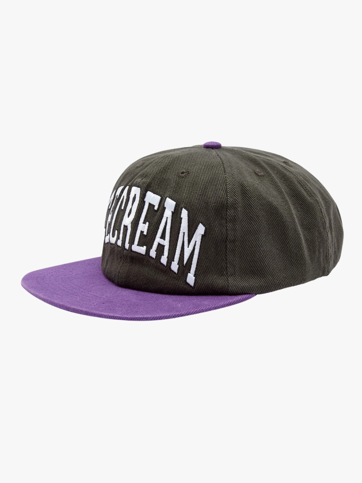 Ice Cream College Strapback Cap Purple Grey