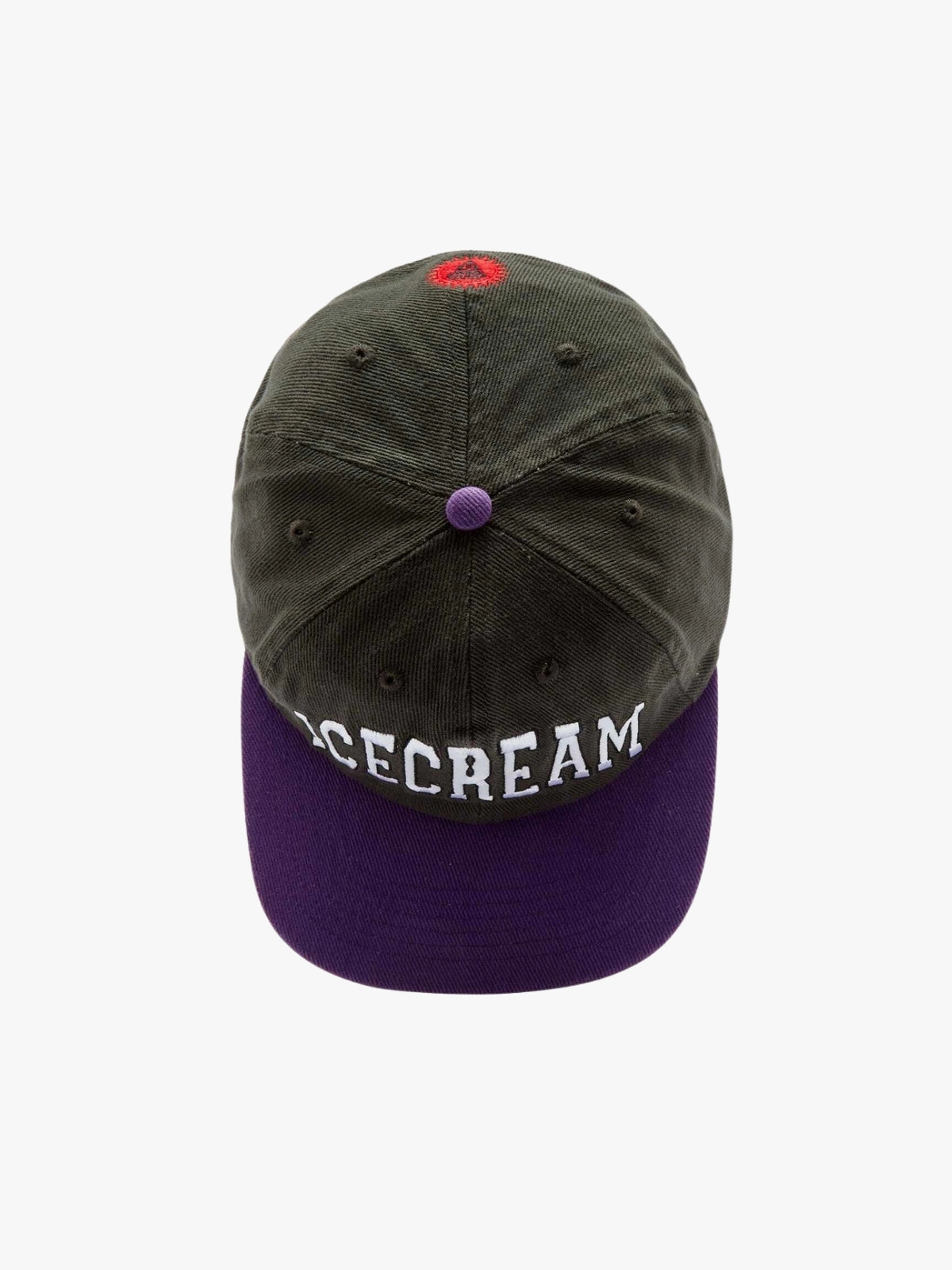 Ice Cream College Strapback Cap Purple Grey