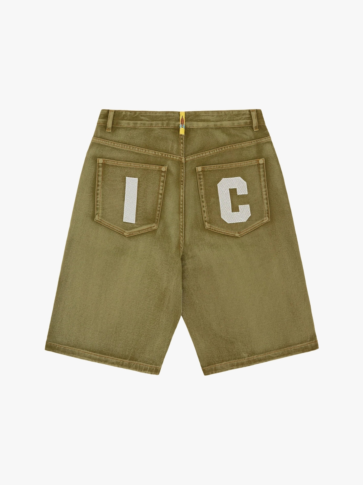 Ice Cream Running Dog Shorts - Green