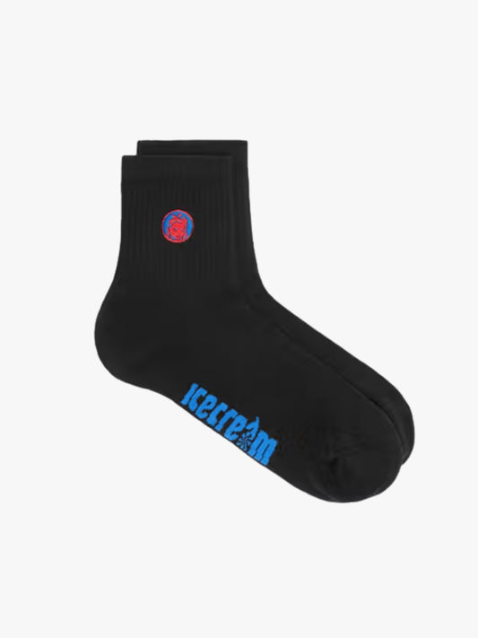 Ice Cream Black Waitress Socks