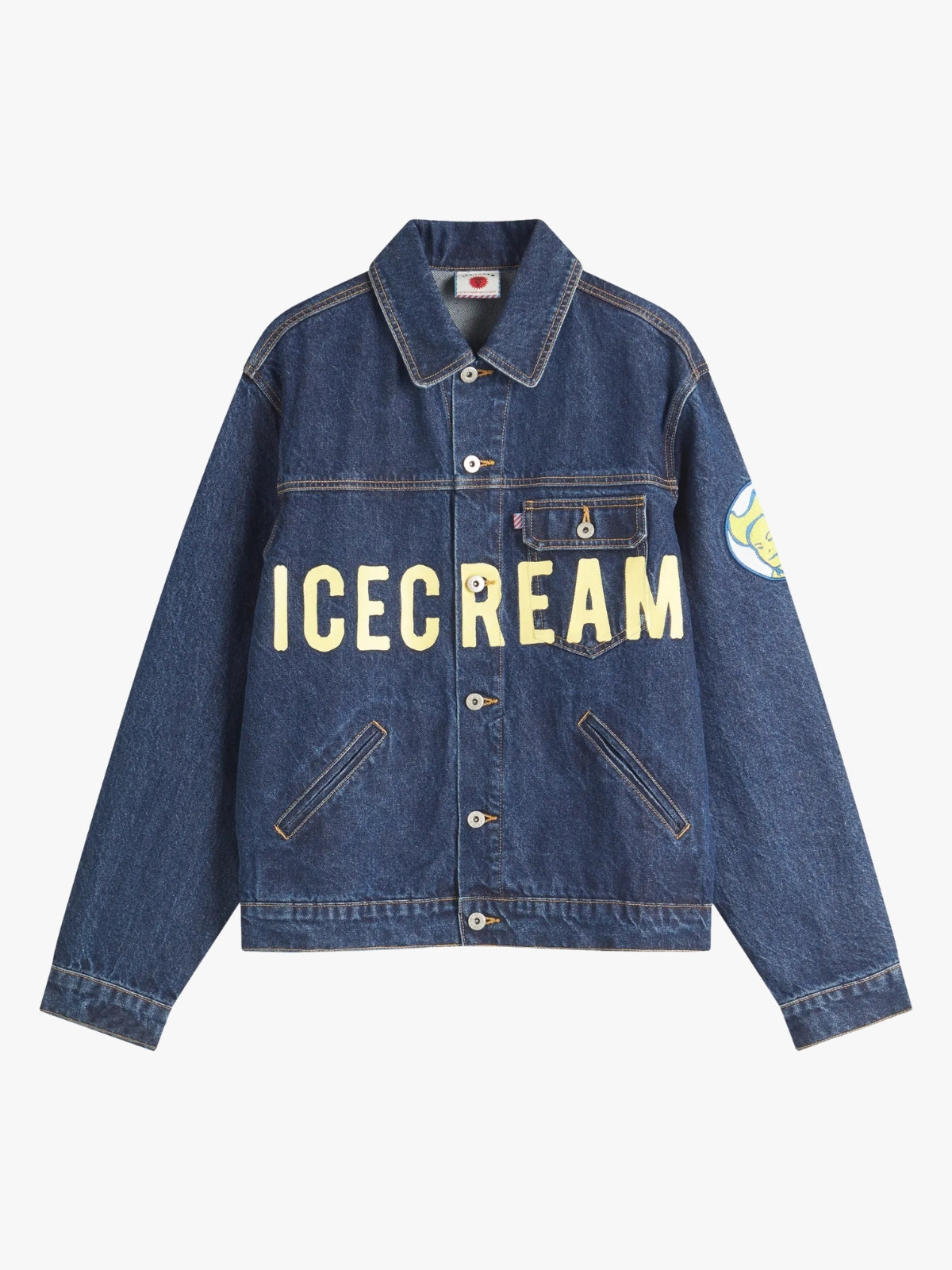 Ice Cream Cowboy Trucker Denim Jacket Indigo