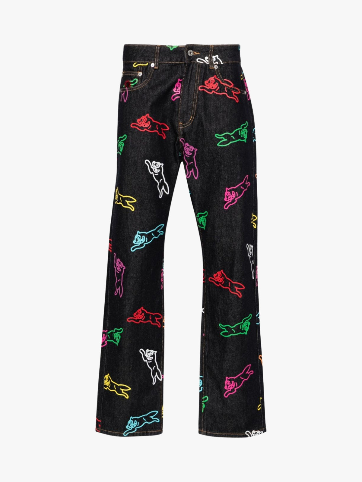 Ice Cream Running Dog All Over Print Jeans