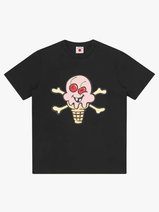 ICECREAM Cones & Bones T-Shirt - Black