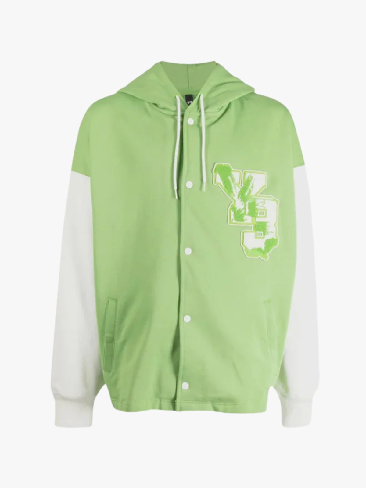 Y-3 Graphic French Terry Hoodie - Green